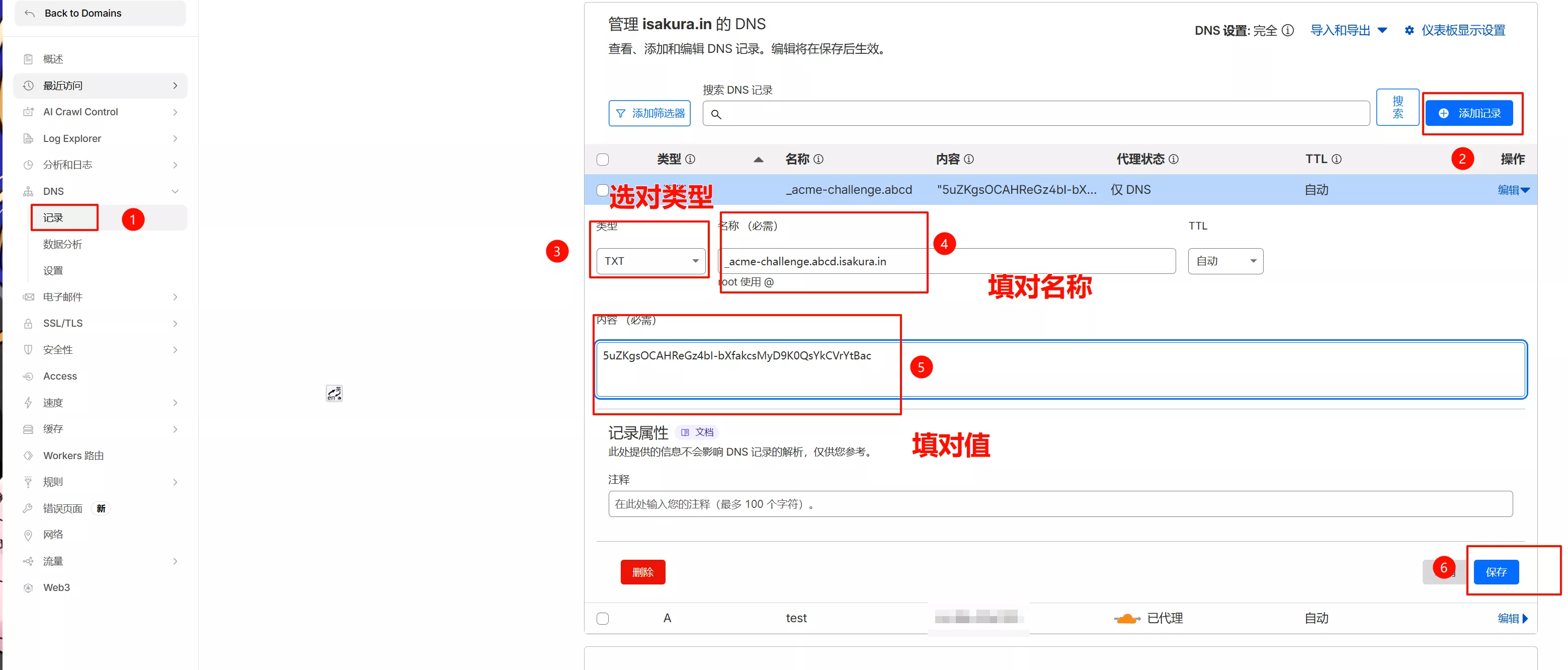 TXT 验证记录