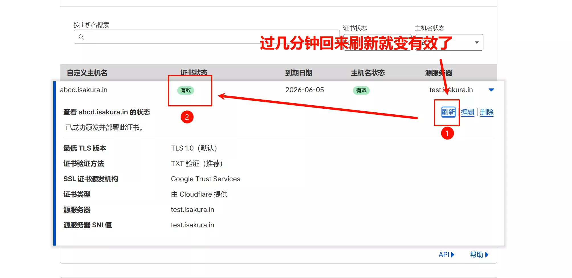 证书有效